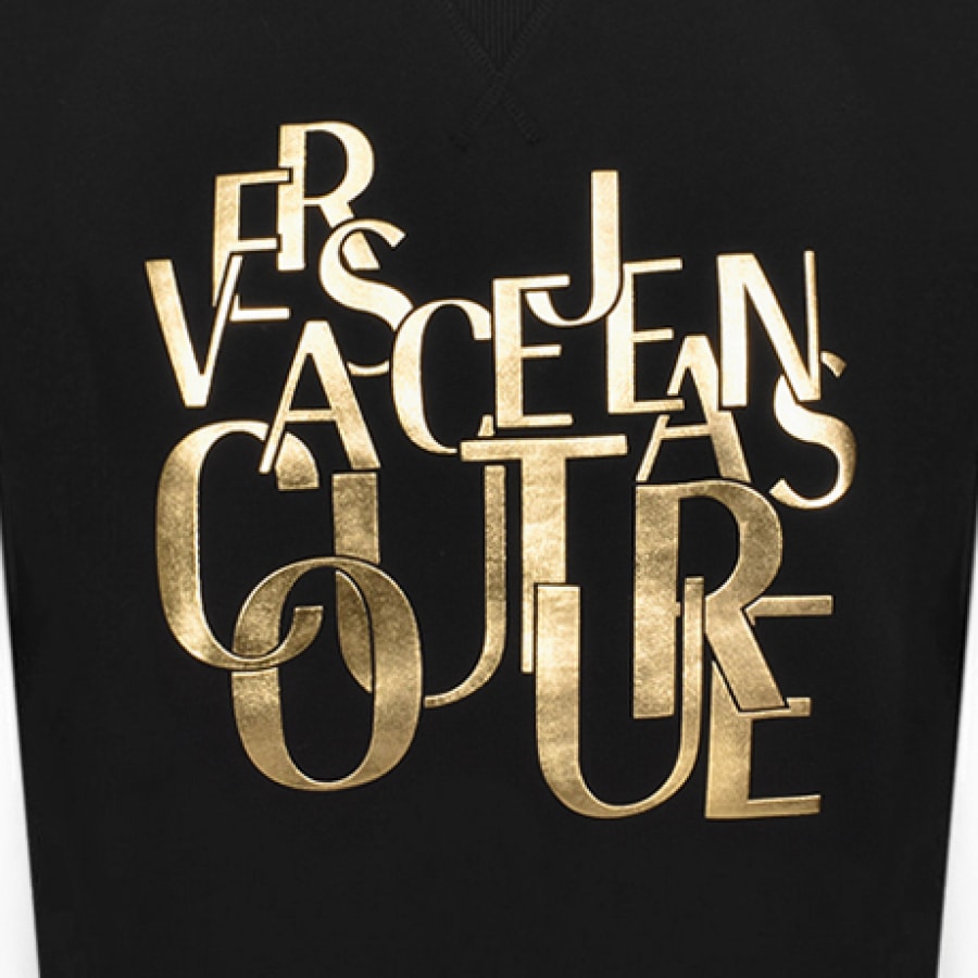 Alternative Image for ProductVersace Jeans Couture Logo Sweatshirt Black3